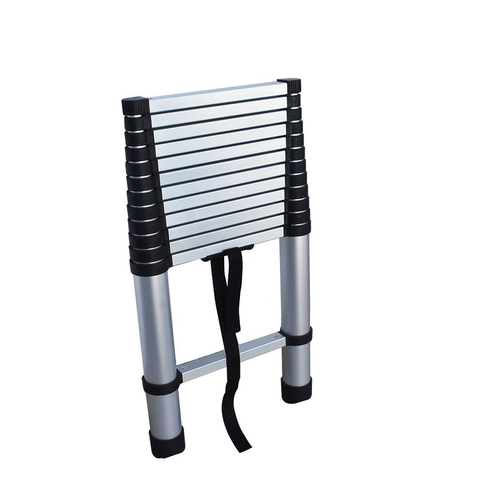12.5FT Aluminum Extension Telescoping Heavy Duty Lightweight Step Ladder 330lbs