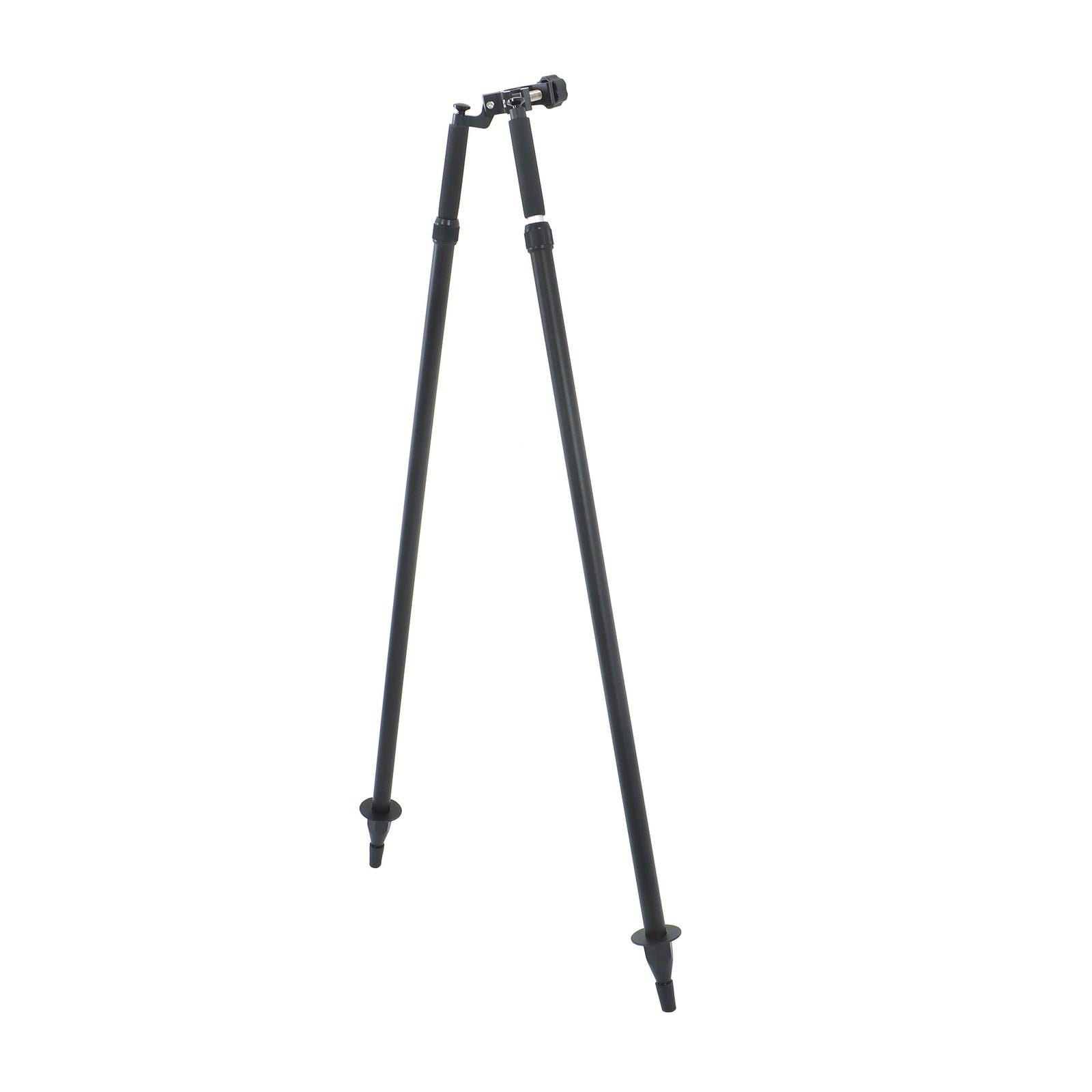Quick-Setup Aluminum Bipod w/ Center Head for GPS Pole Survey