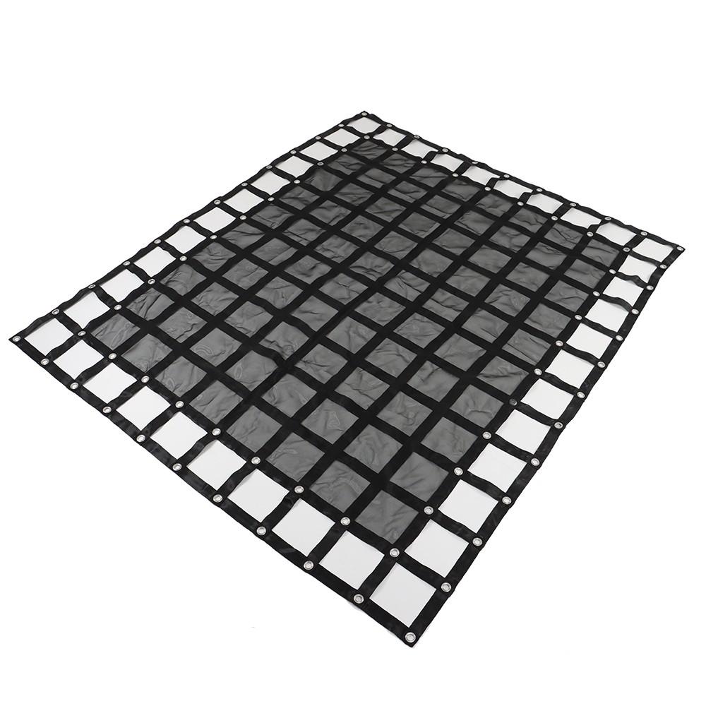 Heavy Duty Cargo Net 6.75' x 8' FT For Pickup Trucks W/Cam Buckles & S-Hooks