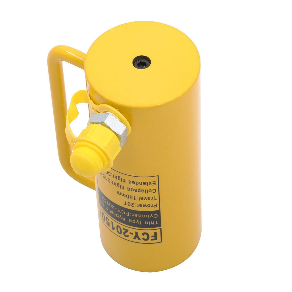 20T Hydraulic Cylinder Jack Single Acting Lifting Cylinders with 6 inch Stroke