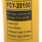 20T Hydraulic Cylinder Jack Single Acting Lifting Cylinders with 6 inch Stroke