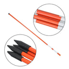 100× Orange Reflective Markers 5/16" Diameter Driveway Markers Snow Stakes 6Feet
