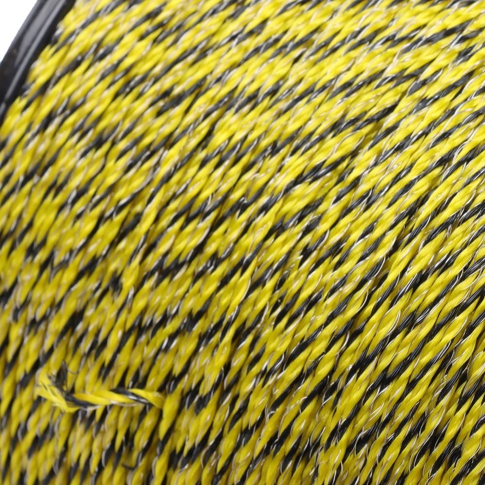 5200Ft 1/8 inch Electric Fence Wire Fencing Polywire Horse Cattle Livestock
