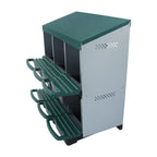 Chicken Nest Box 6 Hole Chicken Egg Metal Poultry Box Wall Mount Large Vent Hole