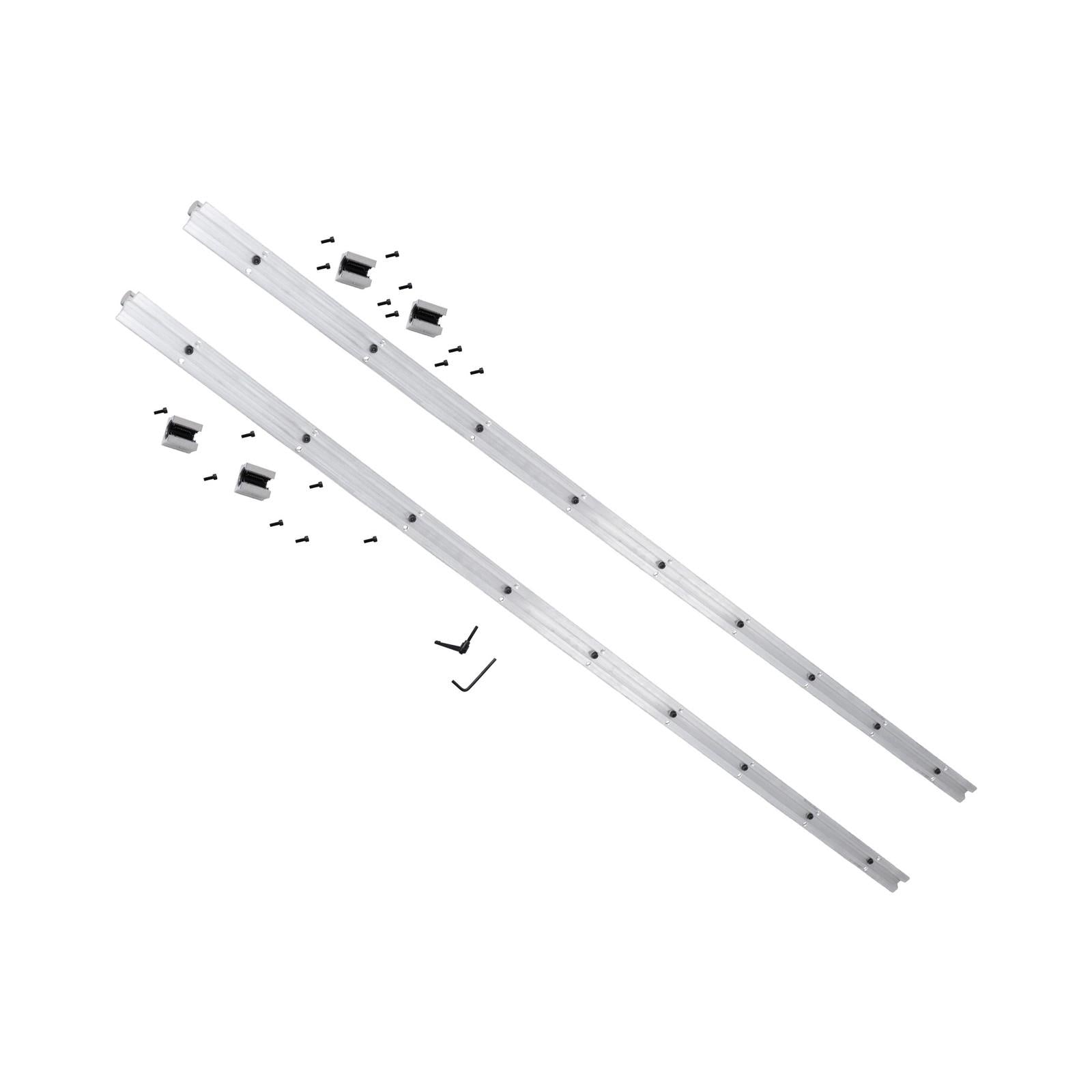 1800mm SBR20 Linear Guide Rail Kit 2PCS & 4 Square Carriage CNC