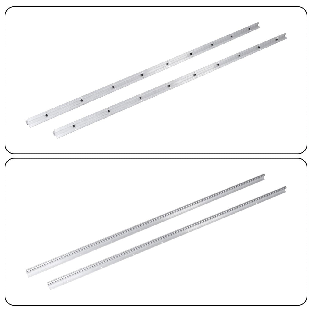 1800mm SBR20 Linear Guide Rail Kit 2PCS & 4 Square Carriage CNC