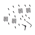 1800mm SBR20 Linear Guide Rail Kit 2PCS & 4 Square Carriage CNC