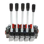 Hydraulic Directional Control Valve With 13GPM 5 Spools 4-Way Tandem Center