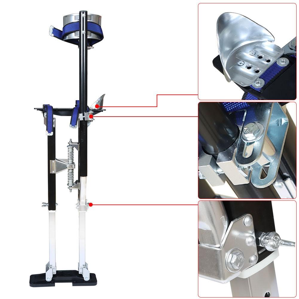 18 Inch -30 Inch Adjustable Aluminum Alloy Stilts For Drywall Painters Walking