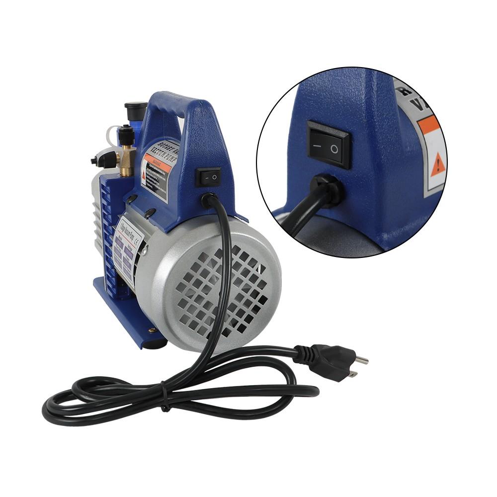 Single Stage Rotary Vane Air Vacuum Pump 1/3 HP 4.5 CFM 110V