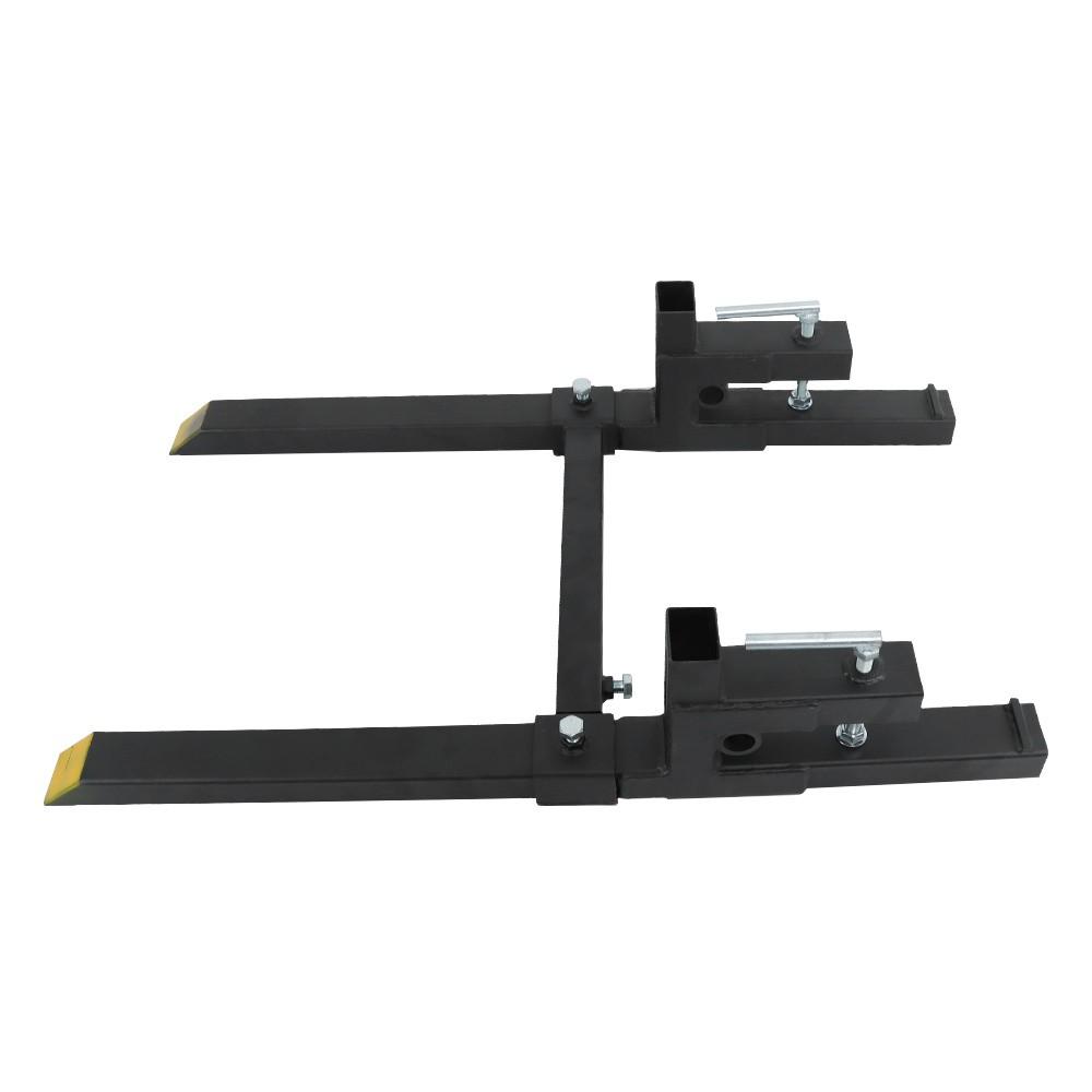 43 Inch Clamp on Pallet Forks 2000lbs Heavy Duty Quick Attach Bucket Fork