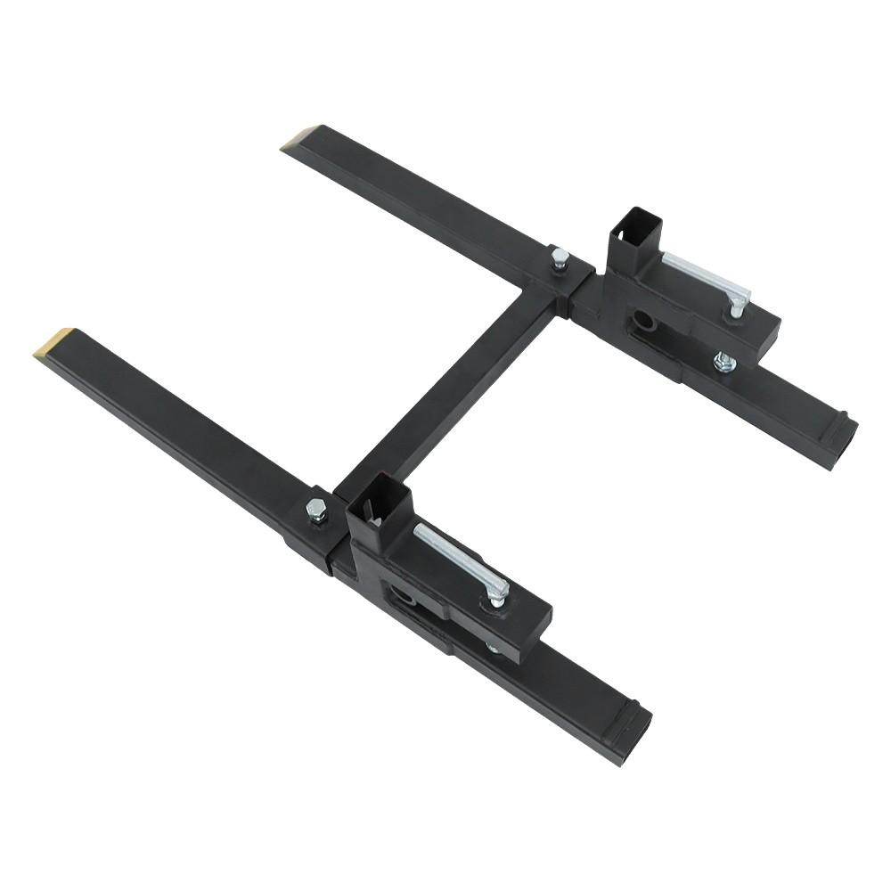 43 Inch Clamp on Pallet Forks 2000lbs Heavy Duty Quick Attach Bucket Fork