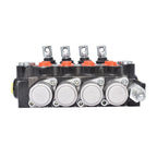 Hydraulic Monoblock Double Acting Control Valve 4 Spool 11 GPM SAE Ports 3625PSI