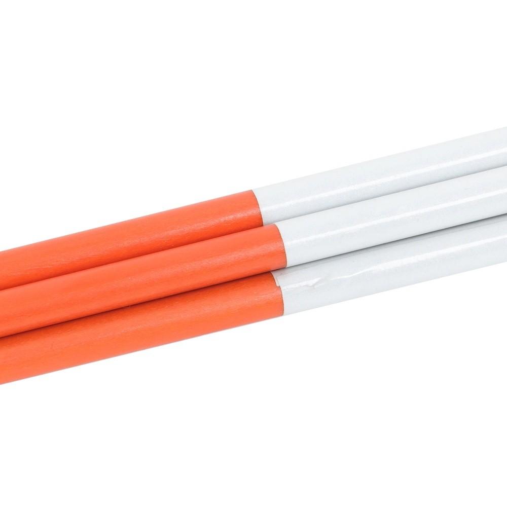 48In Long 100Pcs Driveway Markers Snow Stakes Reflective Markers Diameter 5/16"