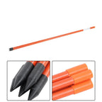 48In Long 100Pcs Driveway Markers Snow Stakes Reflective Markers Diameter 5/16"