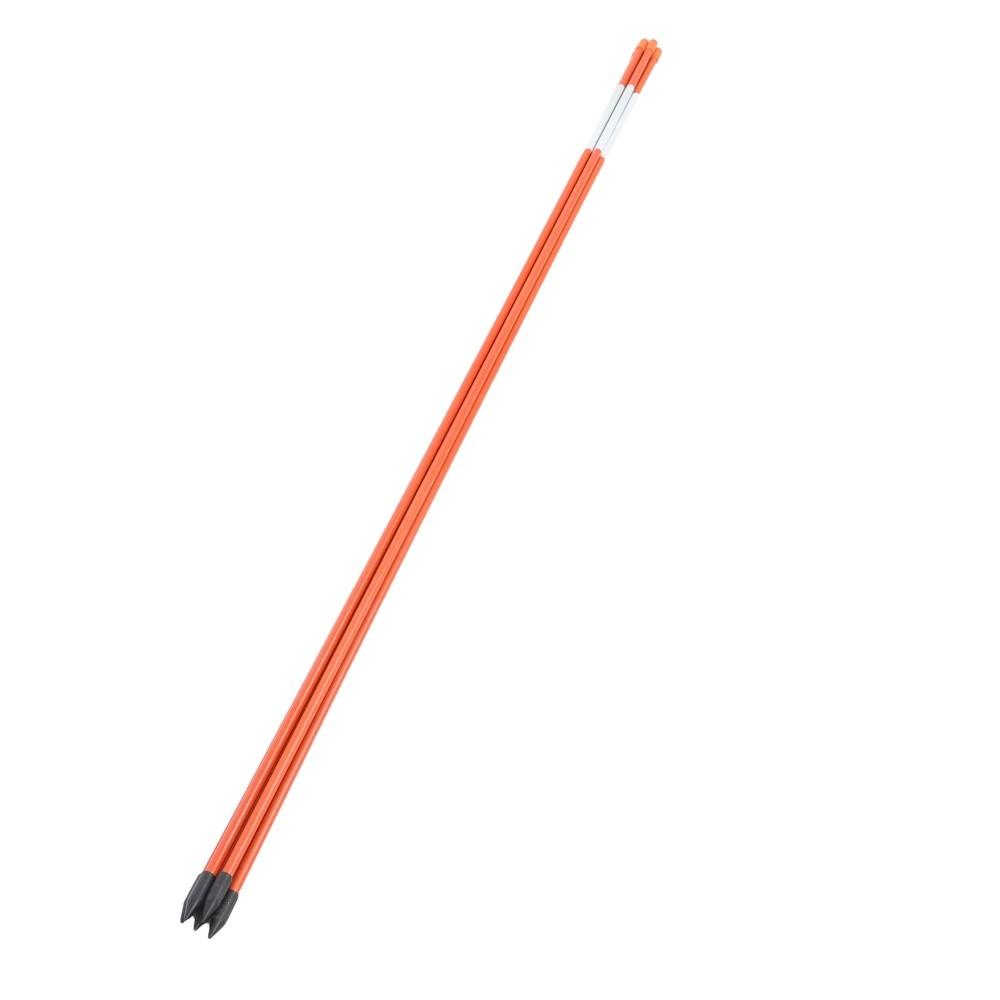 48In Long 100Pcs Driveway Markers Snow Stakes Reflective Markers Diameter 5/16"