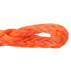 1"×30‘ Kinetic Recovery Tow Rope Orange Heavy Duty Energy Rope W/ 2 Shackles
