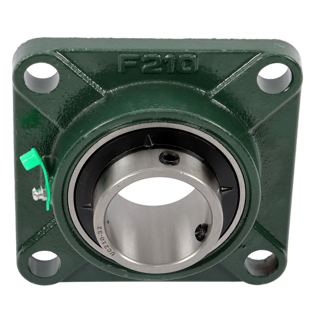 6pcs Self-Aligning UCF210-32 Pillow Block Bearing 4-Bolt 2" Bore Solid Base