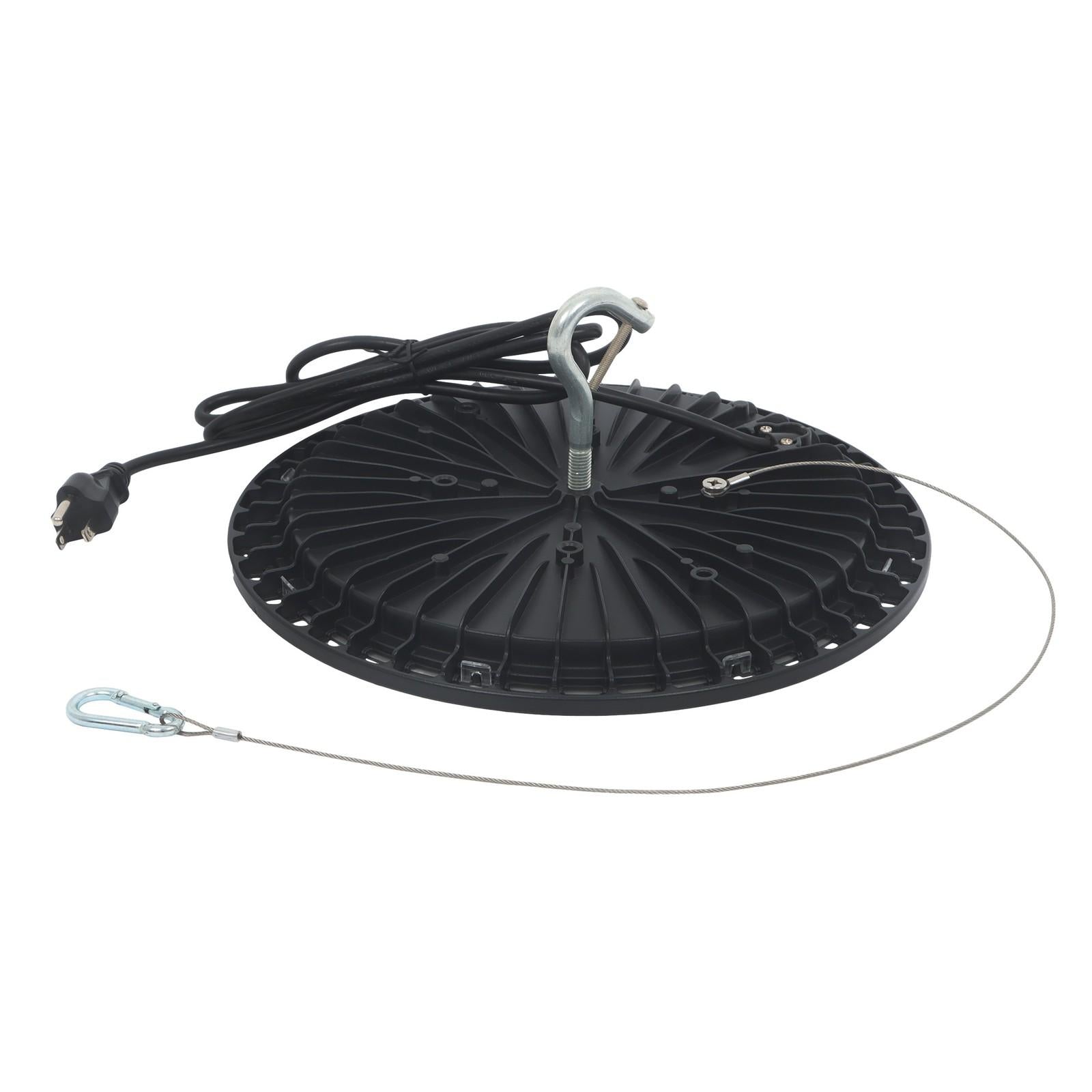 4 Pcs UFO LED 150W High Bay Light Lighting Fixture 18000LM With Hook Safety Rope