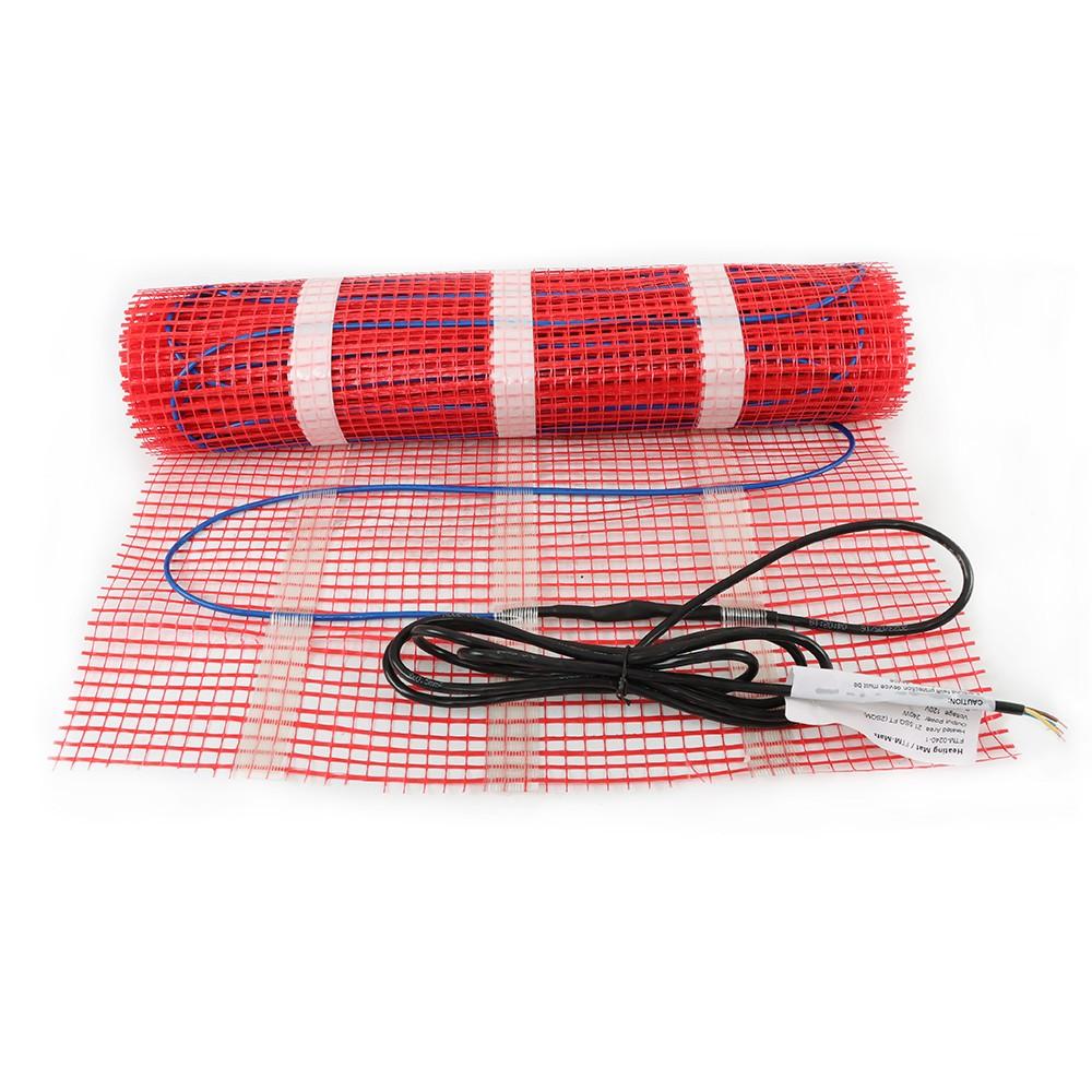 10 Sqft Heating Mat Kit Electric Radiant Floor Heating For Under Tile & Laminate