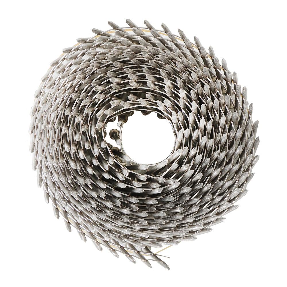 Siding Nail 2-1/2” × .09”15 Degree 3600Pcs Ring Shank Stainless Steel Wire Coil