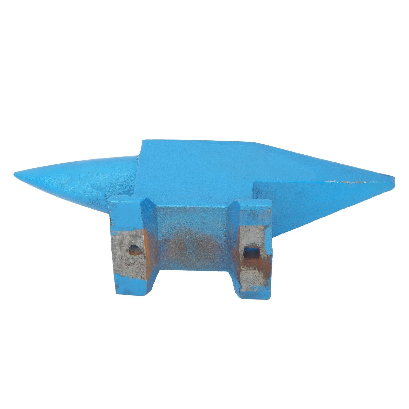 Double Horn Anvil Steel Anvil Blacksmith 44Lb Heat Treated Long Round Horn