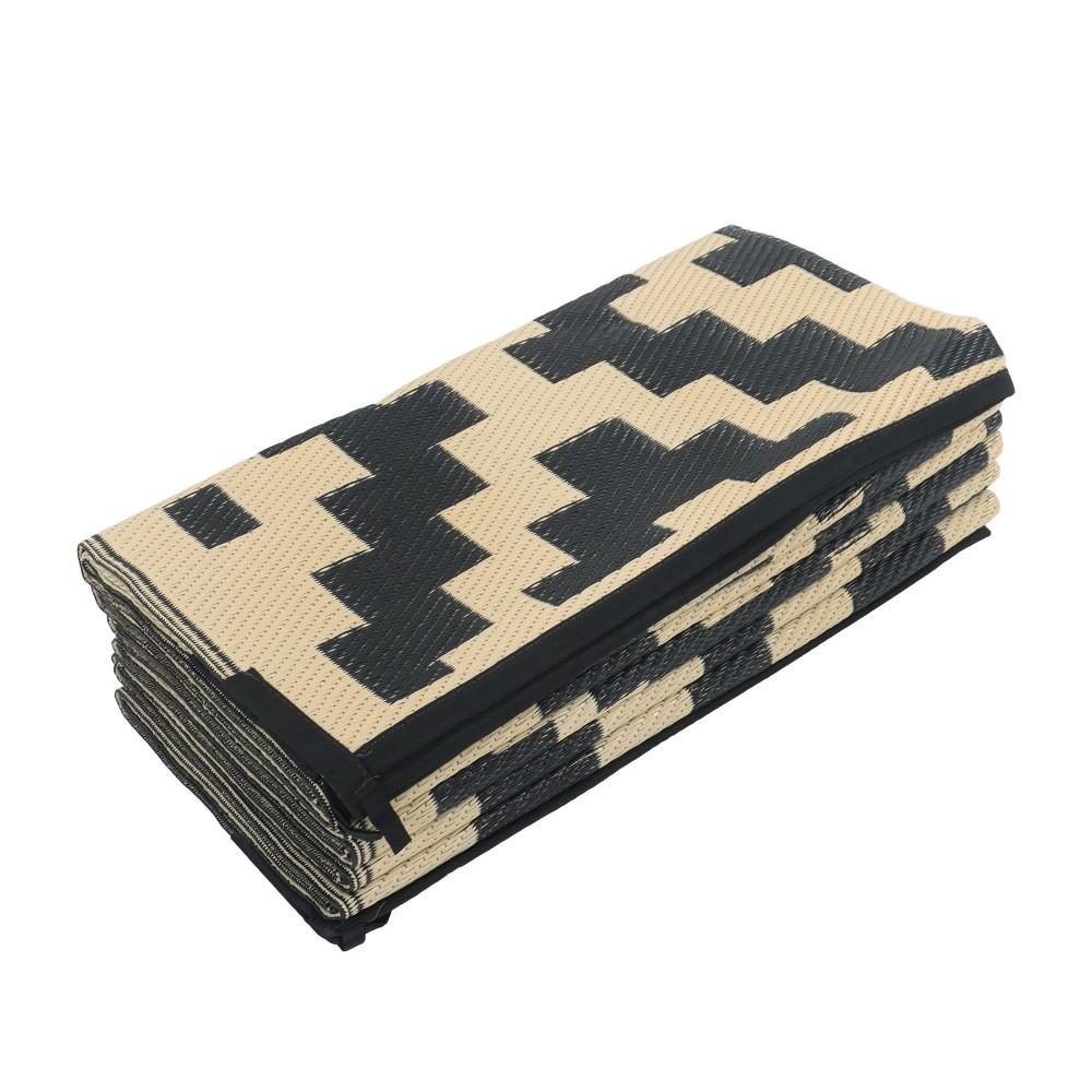 Waterproof Outdoor Rug 9x12 ft Outdoor Plastic Straw Rug For Camping RV Deck