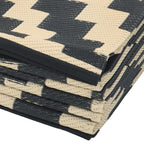 Waterproof Outdoor Rug 9x12 ft Outdoor Plastic Straw Rug For Camping RV Deck