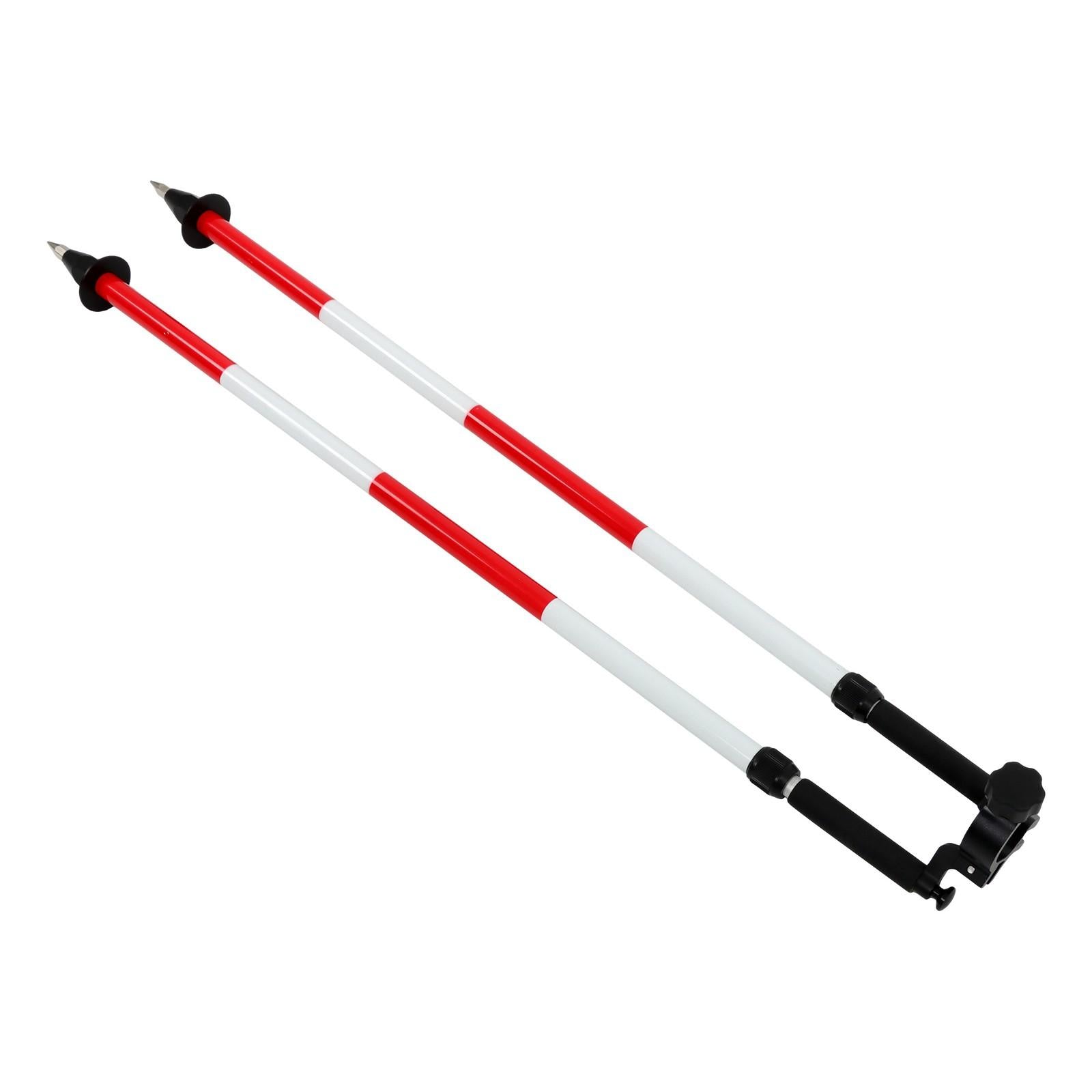 Aluminum Bipod w/Quick Thumb Release, Pole Saver Head for Surveying