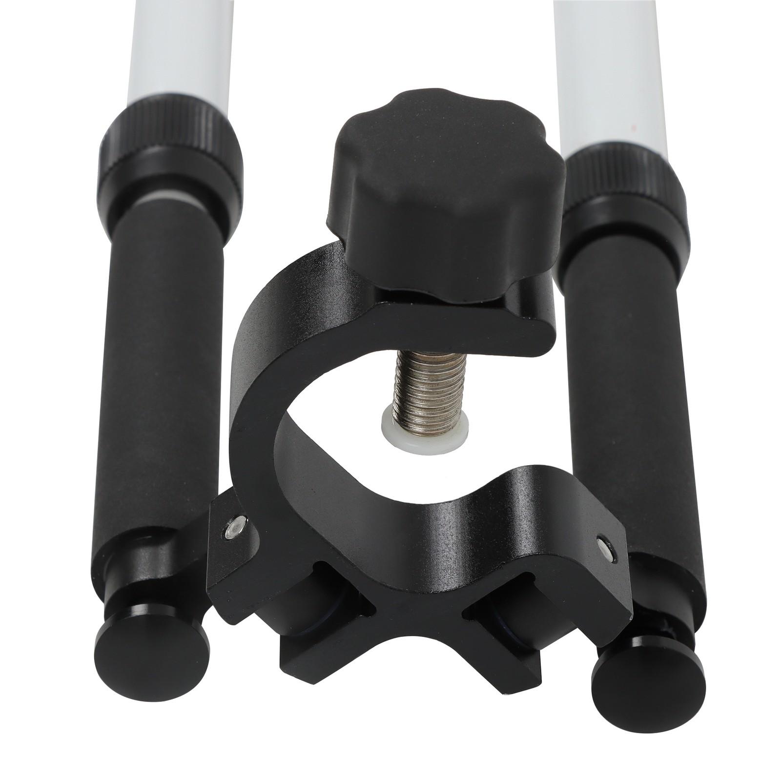 Aluminum Bipod w/Quick Thumb Release, Pole Saver Head for Surveying