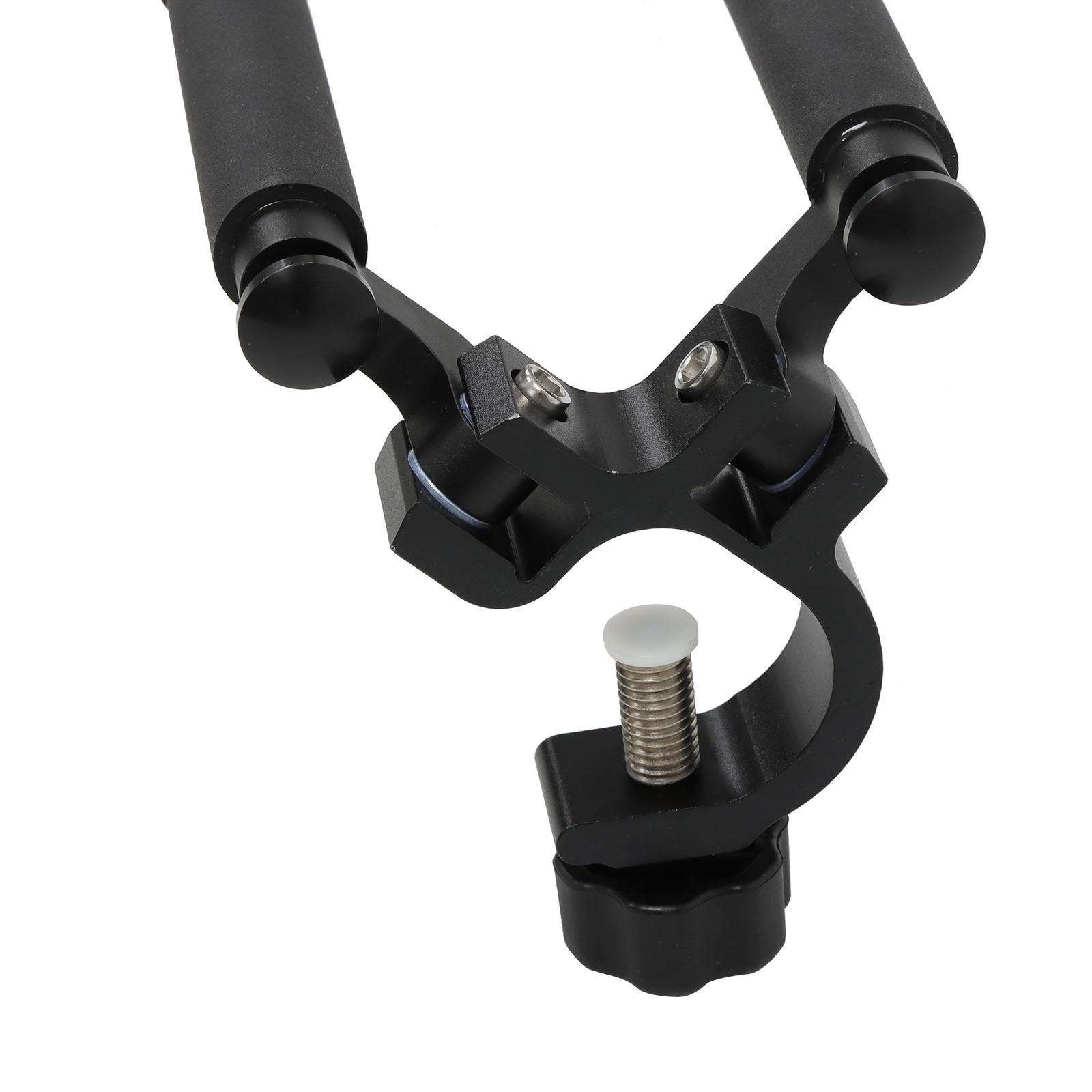 Aluminum Bipod w/Quick Thumb Release, Pole Saver Head for Surveying