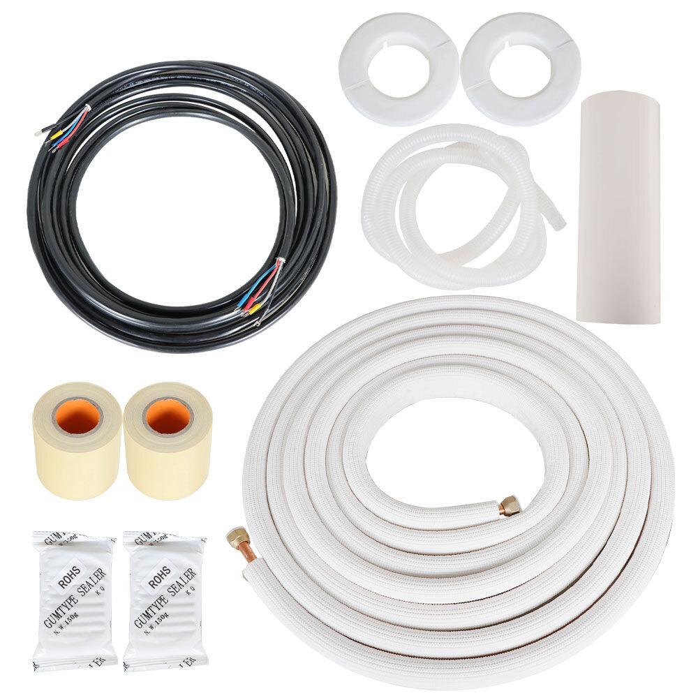 1/4"-1/2" Cooling Connection Pipe Install Kit For Mini Split Heat Pump Systems