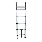 10.5 FT Telescoping Ladder Tall Ladder Folding Retractable Ladder W/ 2 Hooks