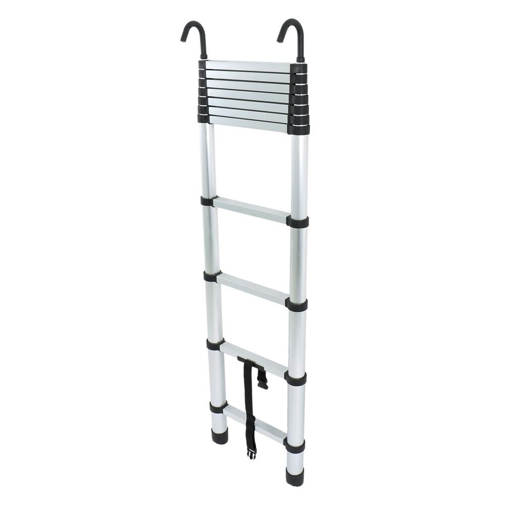 10.5 FT Telescoping Ladder Tall Ladder Folding Retractable Ladder W/ 2 Hooks