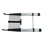 10.5 FT Telescoping Ladder Tall Ladder Folding Retractable Ladder W/ 2 Hooks