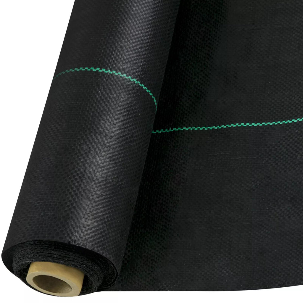 6×300FT Weed Cover PE Woven Ground Cover Landscape Fabric 3.2-Ounce Weed Barrier