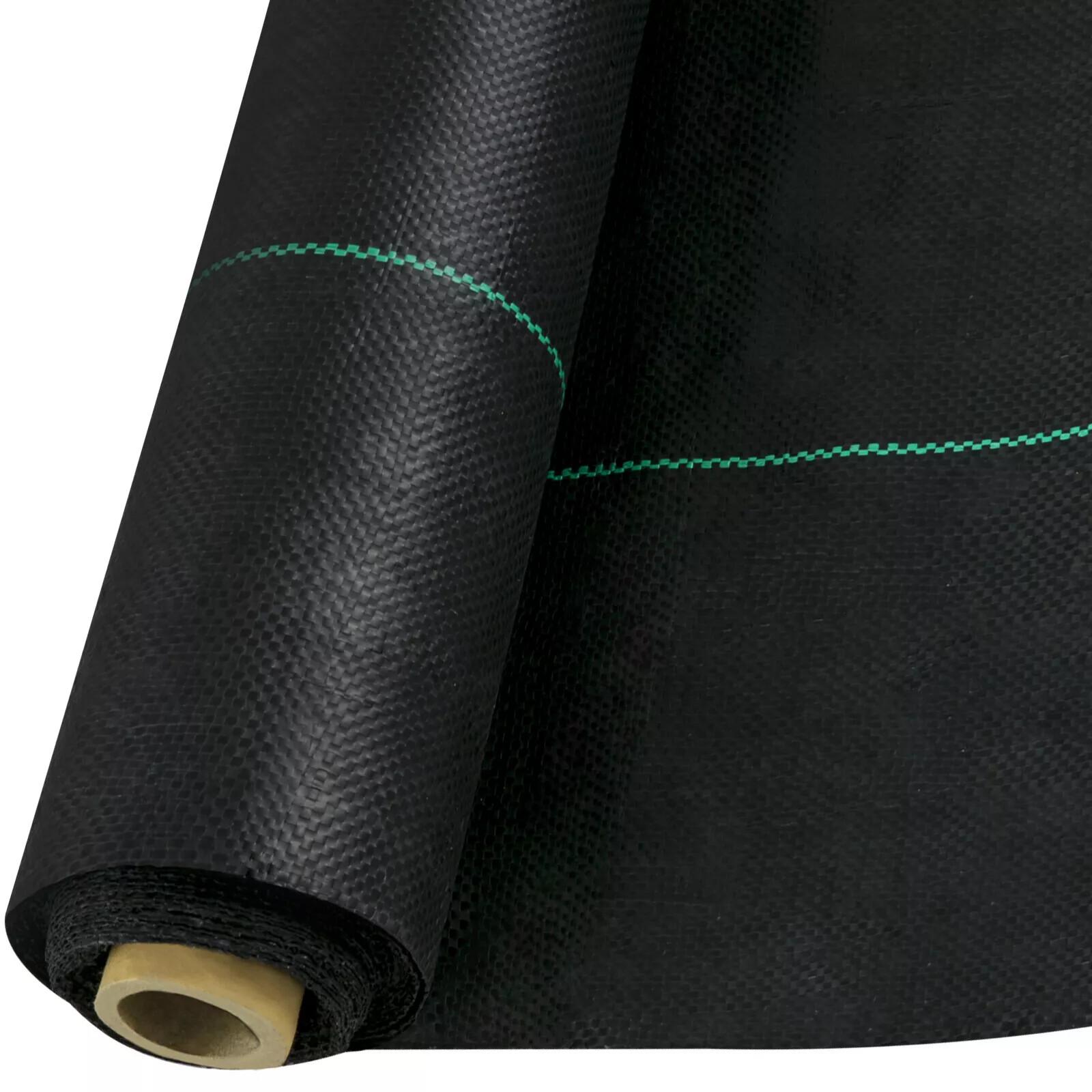 6×300FT Weed Cover PE Woven Ground Cover Landscape Fabric 3.2-Ounce Weed Barrier