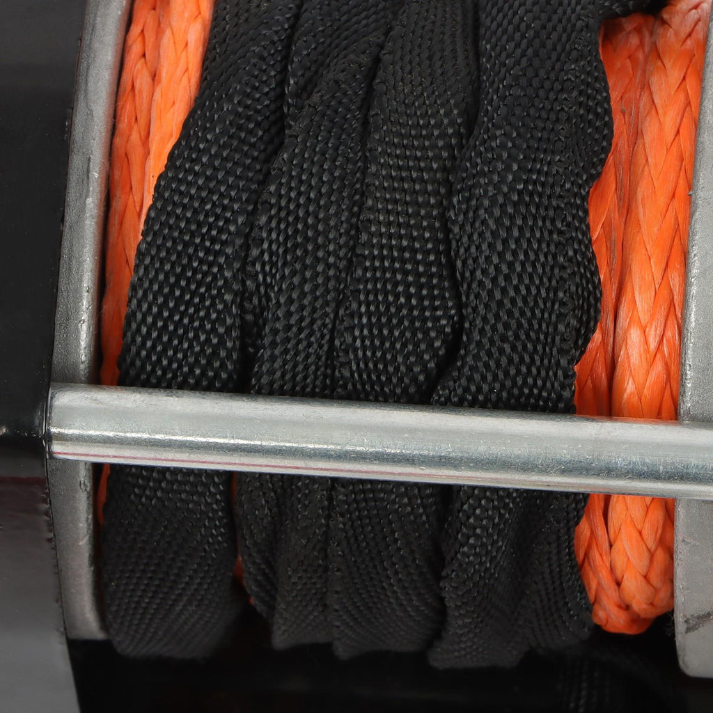 Electric Winch 3500lbs Line Pull Capacity with 3/16" x 39 ft Synthetic Rope