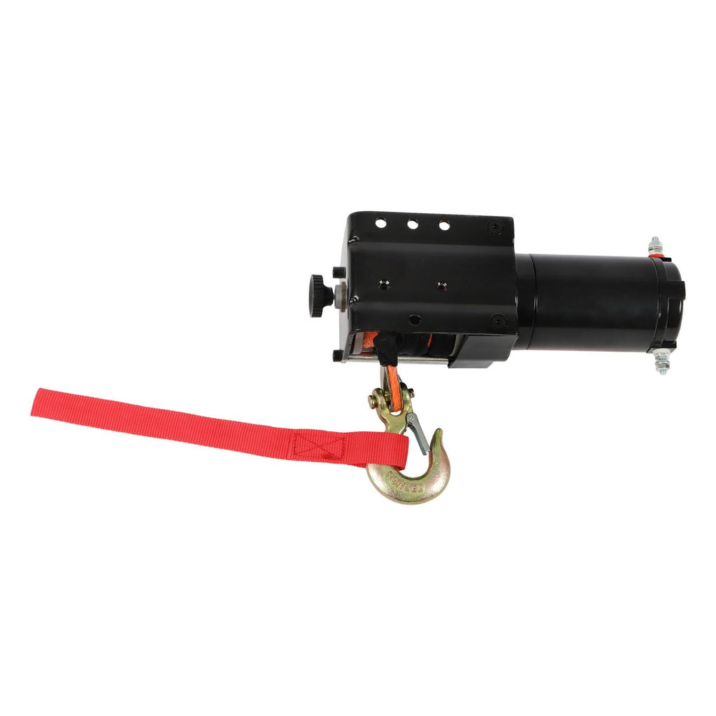 Electric Winch 3500lbs Line Pull Capacity with 3/16" x 39 ft Synthetic Rope