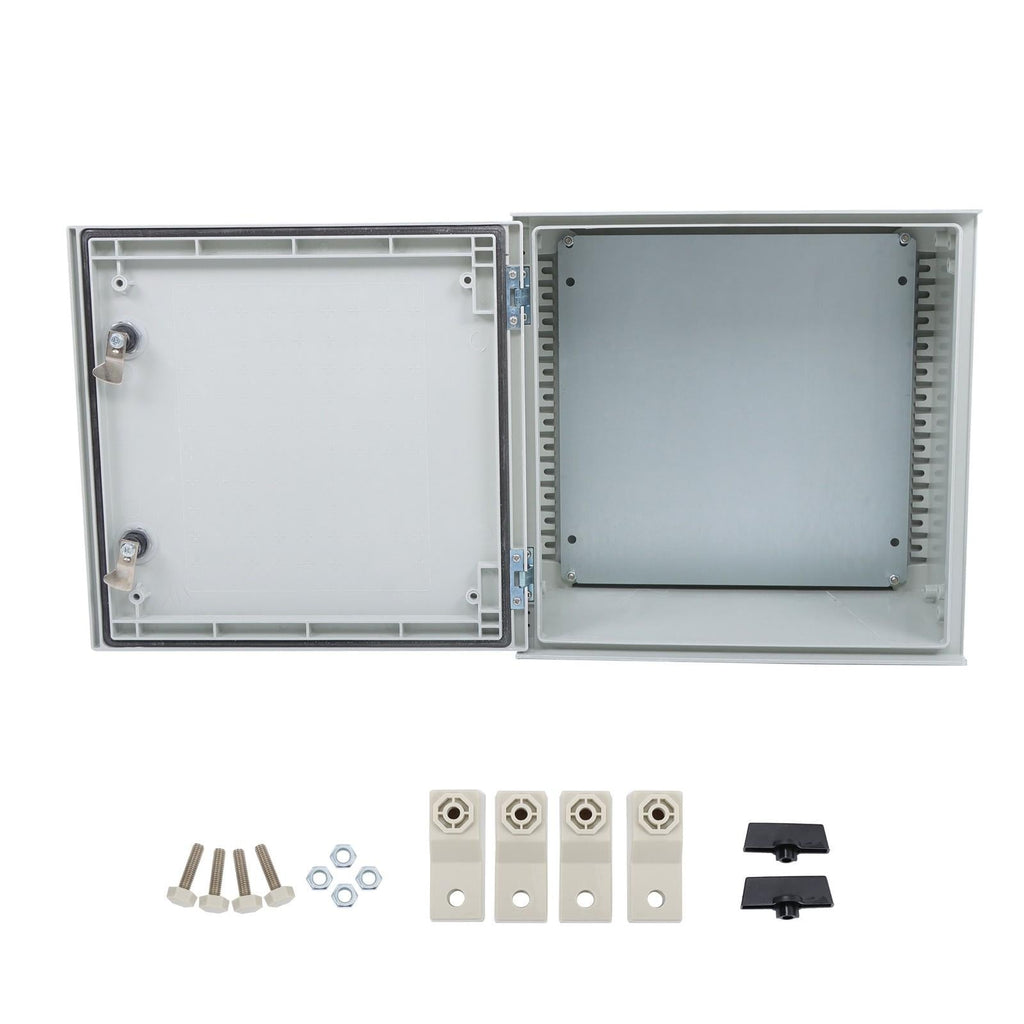 Waterproof Electrical Enclosure, 16x16x8 Inch, Fiberglass, NEMA 3X Compliant