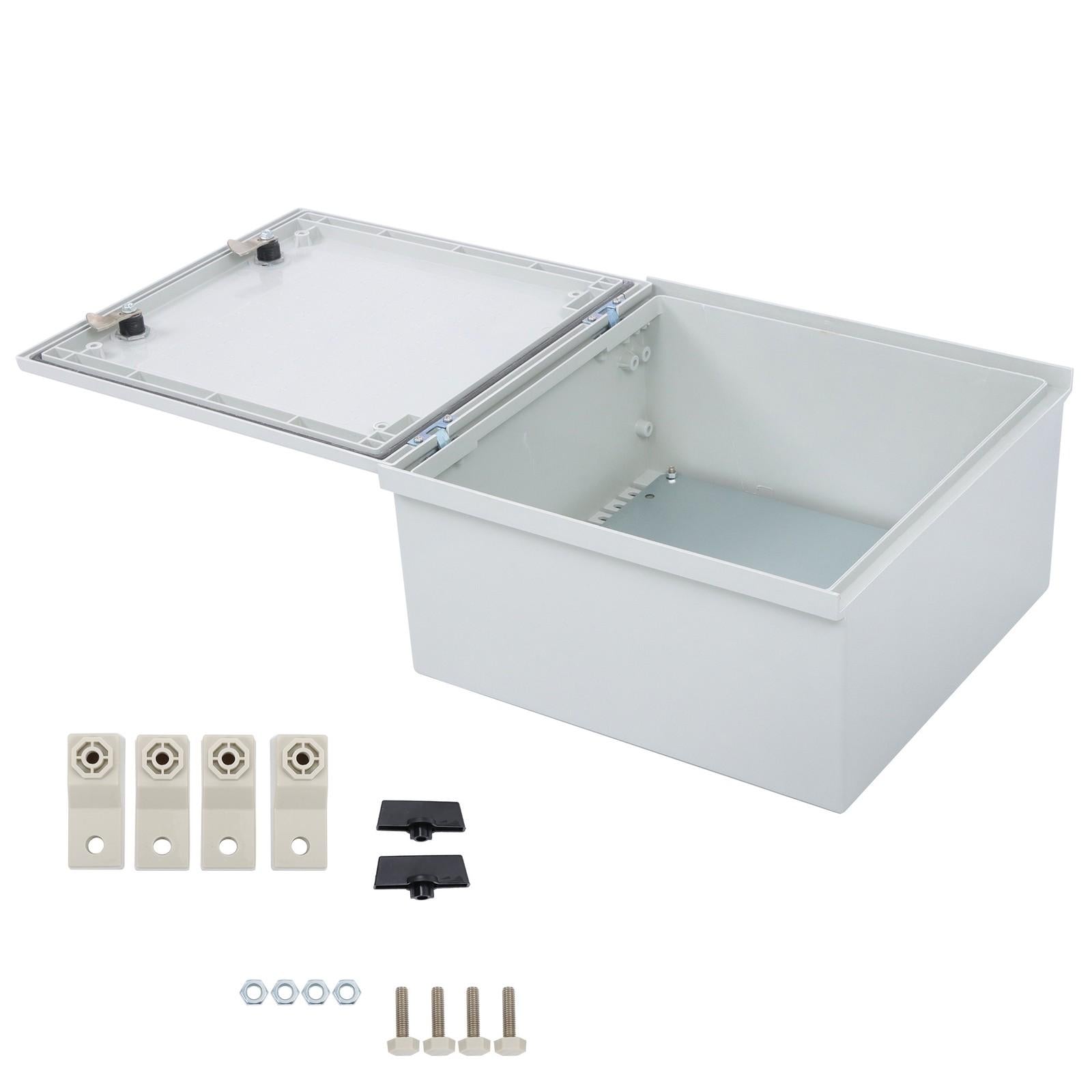 Waterproof Electrical Enclosure, 16x16x8 Inch, Fiberglass, NEMA 3X Compliant