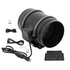 Inline Duct Fan Plastic ABS 8 Inch 807CFM for Heating Cooling, Grow Tents