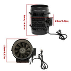 Inline Duct Fan Plastic ABS 8 Inch 807CFM for Heating Cooling, Grow Tents