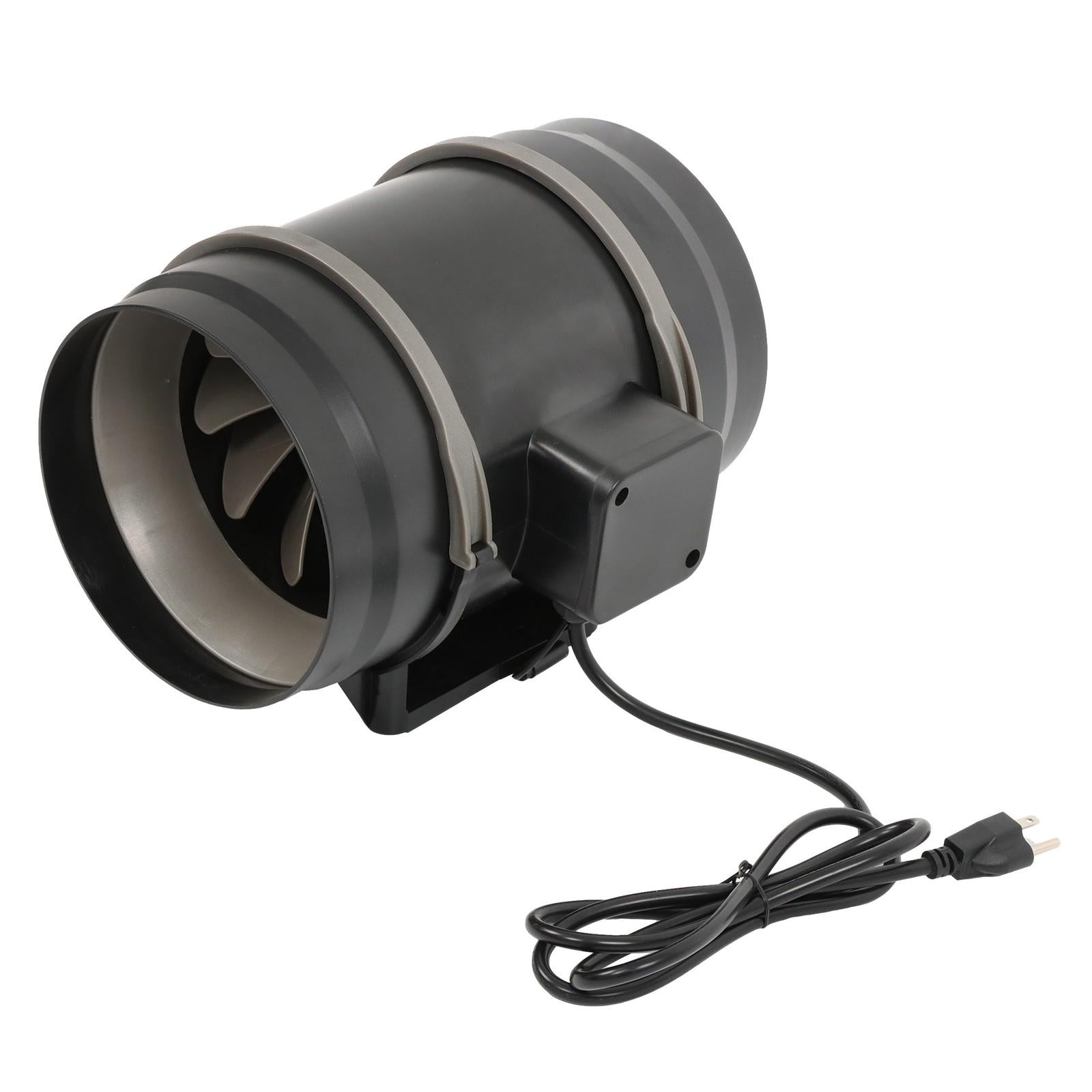 Inline Duct Fan Plastic ABS 8 Inch 807CFM for Heating Cooling, Grow Tents