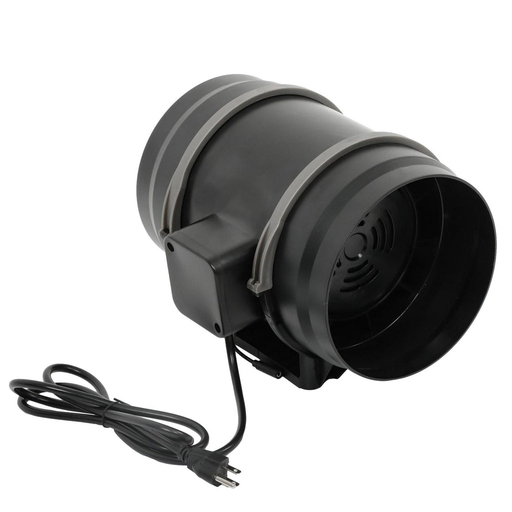Inline Duct Fan Plastic ABS 8 Inch 807CFM for Heating Cooling, Grow Tents