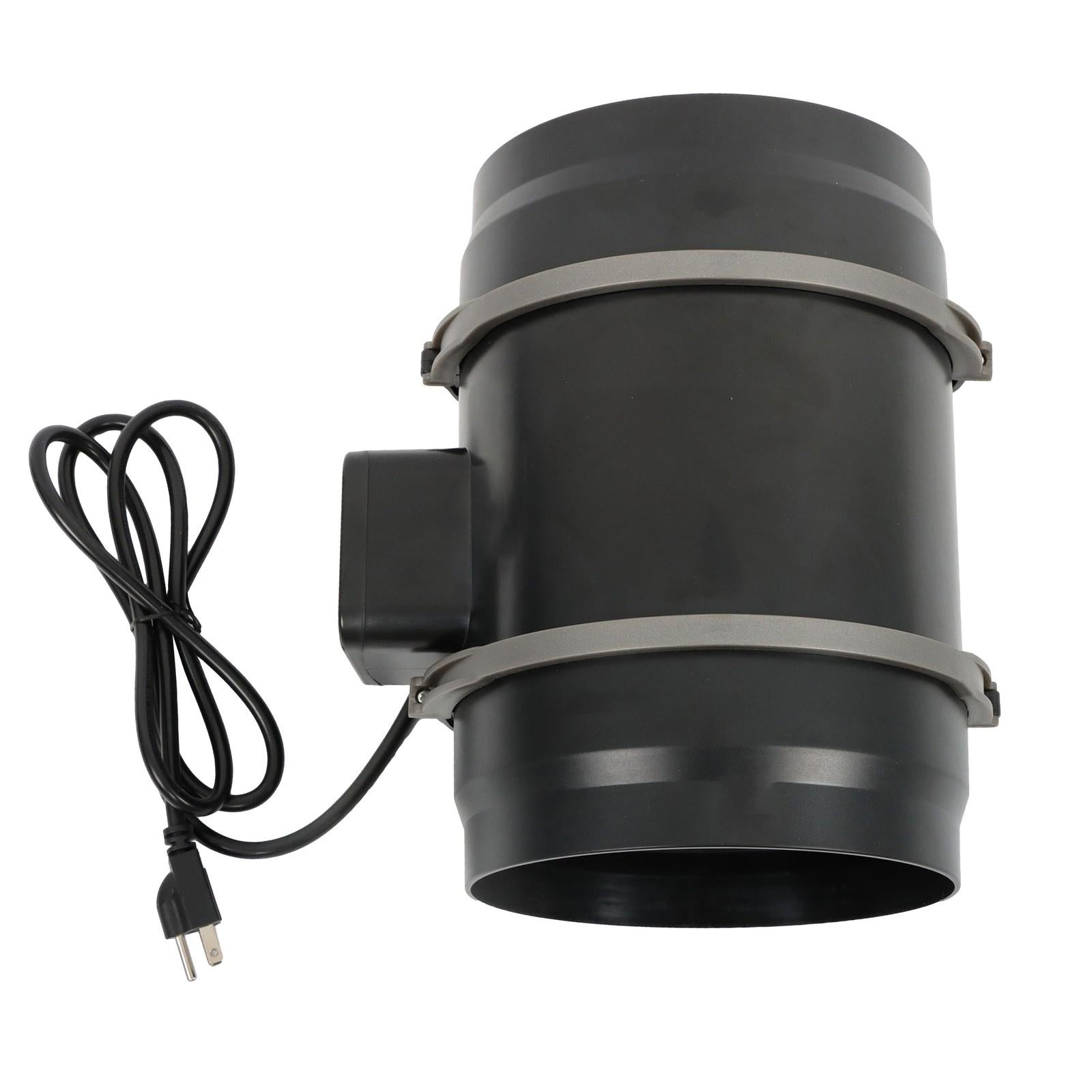Inline Duct Fan Plastic ABS 8 Inch 807CFM for Heating Cooling, Grow Tents