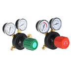 Dual Welding Gas Gauges Oxygen (CGA-540) and Acetylene (CGA-510) Regulat 2 Piece
