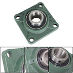 10 Pcs UCF 208-24 Pillow Block Flange Mounted Bearing 1-1/2" Bore 4 Bolt