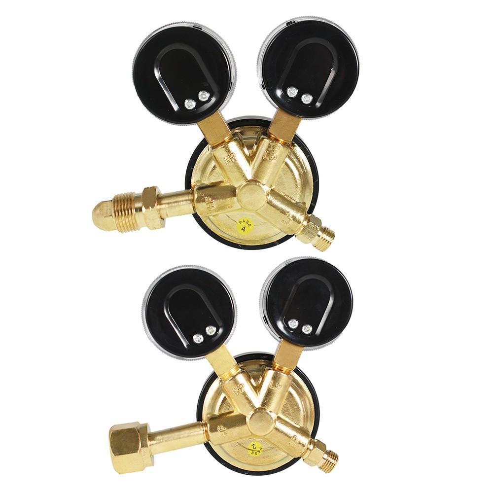 Easy To Install Acetylene CGA-510 / Oxygen CGA-540 Oxygen And Propane Regulators