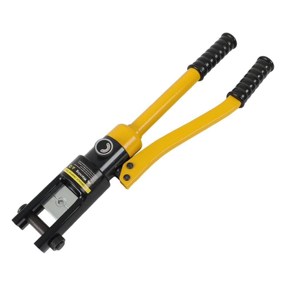 2 Pack With 11 Crimper Dies Hydraulic Crimper Battery Cable Crimping Tool 16 Ton